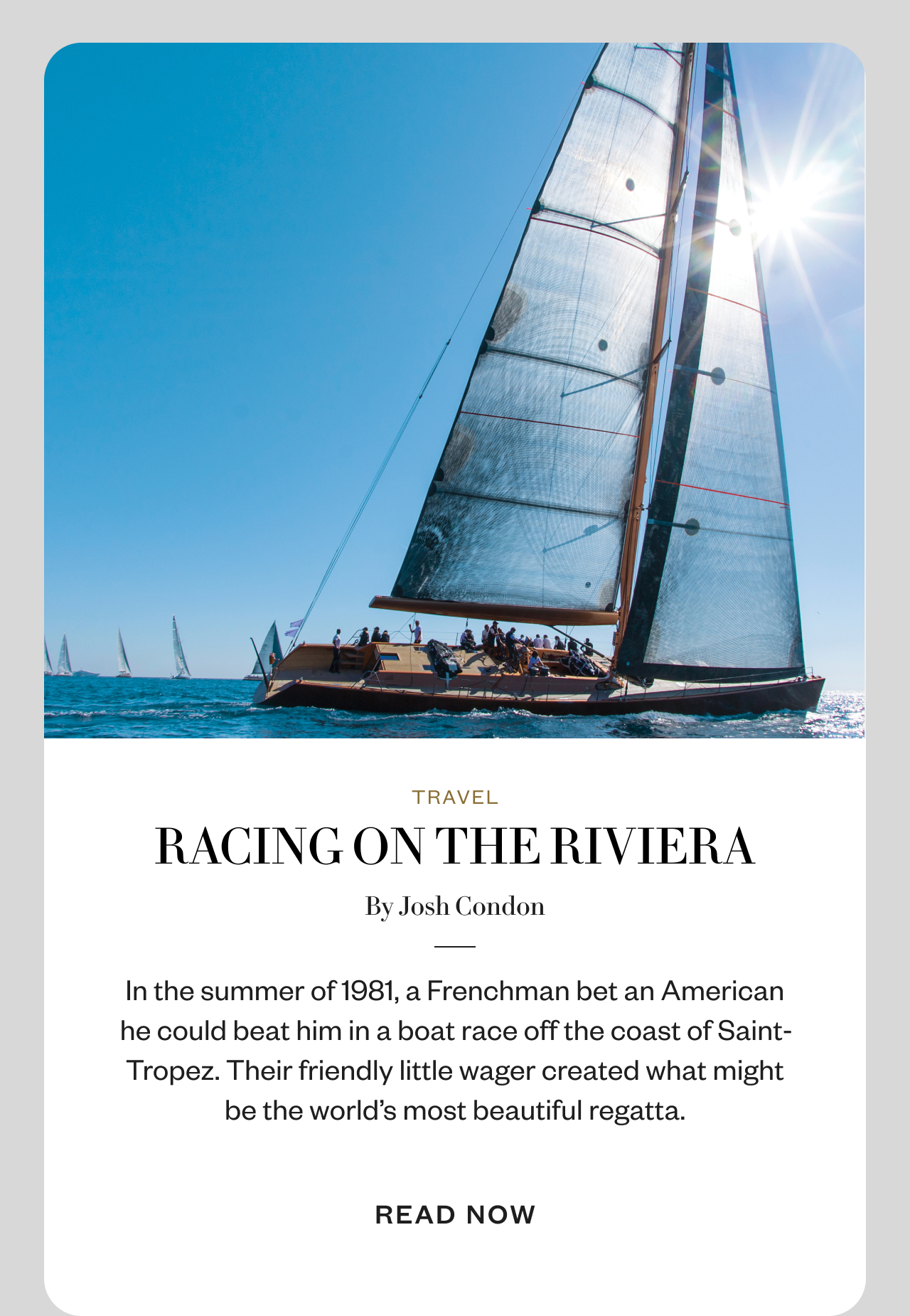 Racing on the Riviera